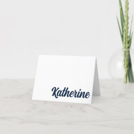 De Agradecimento MARINHO, ORANGE Auburn, Cartão Personalizado do Al