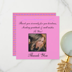 De Agradecimento Muito Obrigado Cartão com fotos