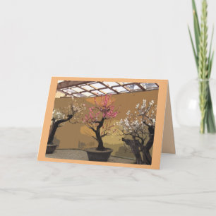 De Agradecimento "Muito obrigado" cartão japonês bonsai