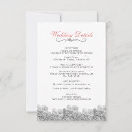 De Agradecimento O CASAMENTO elegante DETALHA O CARTÃO do CERCO com