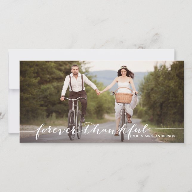 De Agradecimento Obrigado, Cartão com fotos (Frente)