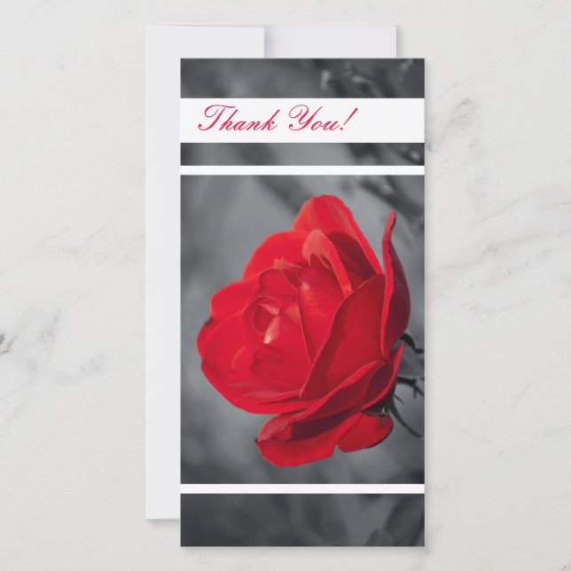 De Agradecimento Obrigado Cartão com fotos (Frente)