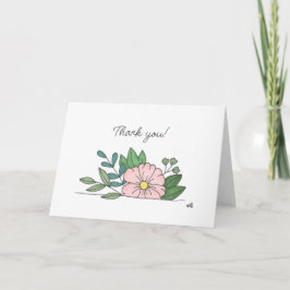 De Agradecimento Obrigado Flores Cartão 7