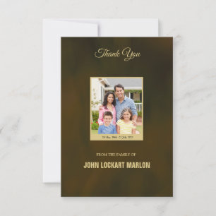 De Agradecimento Obrigado memorável você cartão com fotos