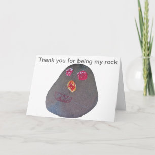 De Agradecimento Obrigado por ser meu cartão rock