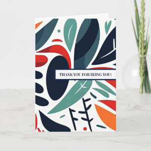 De Agradecimento Opção 2 do cartão "Obrigado por seres tu"