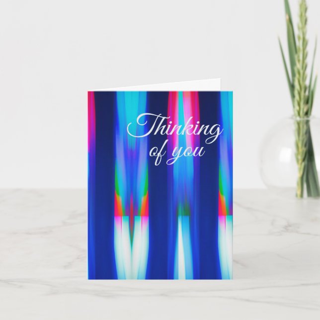 De Agradecimento Pensando no seu cartão dobrado por Jo Images (Frente)