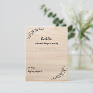 De Agradecimento Personalizado Obrigado do Cartão Russo do Casal