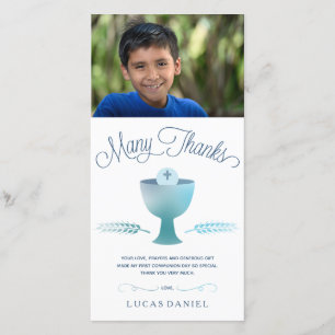 De Agradecimento Primeiro obrigado do comunhão você cartão com