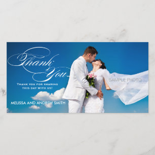 DE AGRADECIMENTO SCRIPT WHITE WEDDING OBRIGADO CARTÃO COM FOTOS