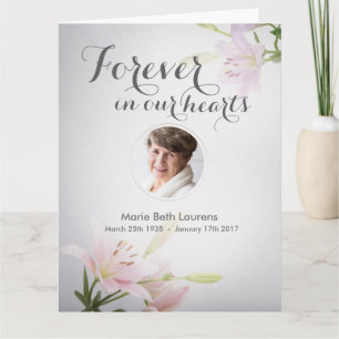 De Agradecimento Simpatia Memorial Obrigado Nota Cartão com Foto