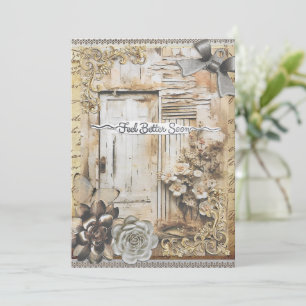 De Agradecimento Sinta-Se Melhor Em Breve Consiga Um Cartão Bem Sau