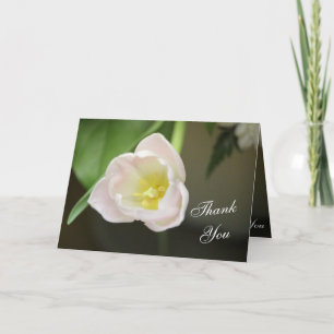 De Agradecimento Tulipa Rosa Simples Obrigado Cartão Nota