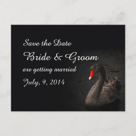 De Anúncio Cartão Postal Black Swan Save the Date