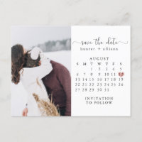 Cartão Postal | Calendário Salve a Data