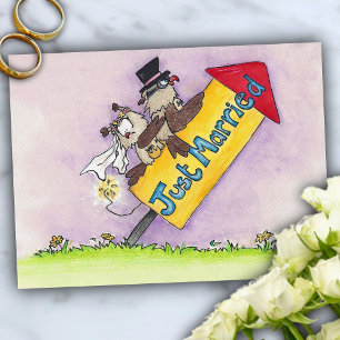 De Anúncio Cartão postal CASADOS por Nicole Janes
