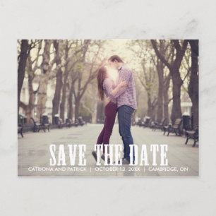 De Anúncio Cartão postal Country Western Save the Date