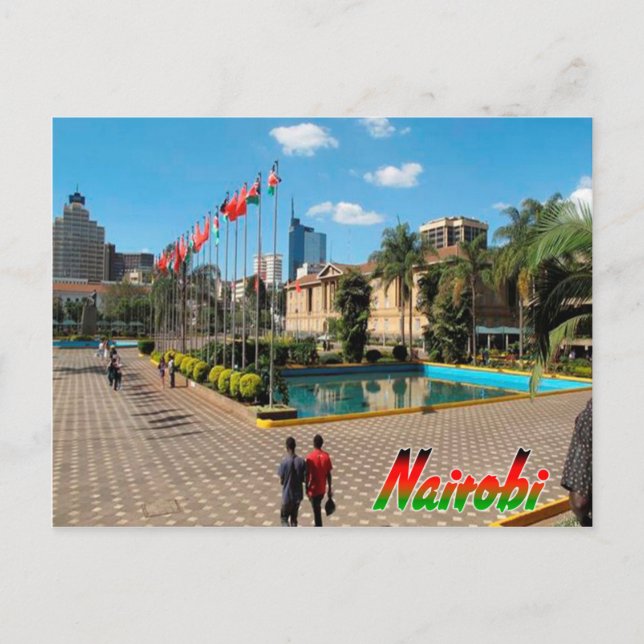 De Anúncio Cartão postal Nairobi (Frente)