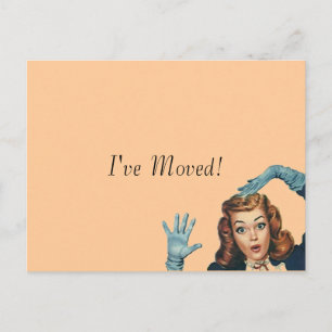 De Anúncio Cartão postal Novo Trabalho Doméstico em que Movi 
