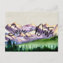 De Anúncio Casamento Rústico na Montanha | Cartão Postal Save