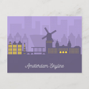 De Anúncio Eu amo Amsterdam Viagem Holanda Cartão Postal