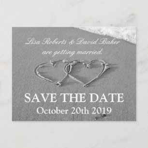 De Anúncio Guardar o cartão postal do casamento   Tema da pra