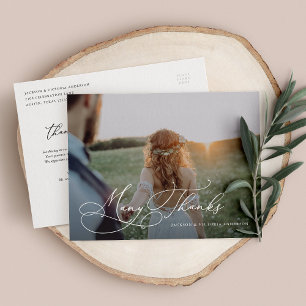 De Anúncio Romance Muitos Obrigados Obrigado Cartão Postal