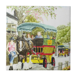 De "azulejo do ônibus do cavalo Polperro"