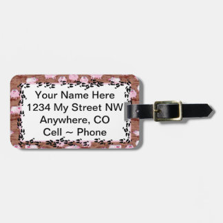 De Bagagem A identificação etiqueta o ~ Piggys cor-de-rosa