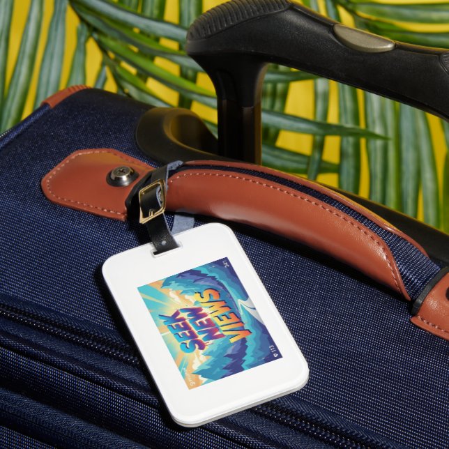 De Bagagem ''Esta etiqueta para crianças presentes '' (Frente Insitu 1)