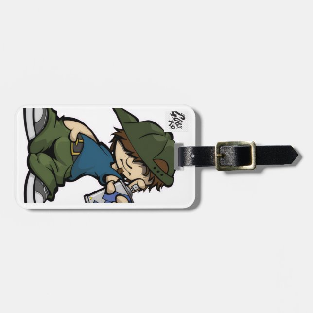 De Bagagem Etiqueta Coolboy (Frente Horizontal)