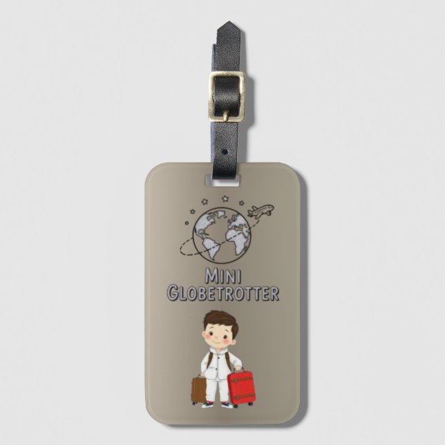 De Bagagem Etiqueta Mini Globetrotter (Frente Vertical)