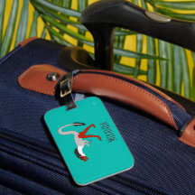 Etiqueta personalizada com o nome Angus Dinosaur