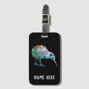 DE BAGAGEM ETIQUETA PERSONALIZADA KIWI PAUA LUGAGE