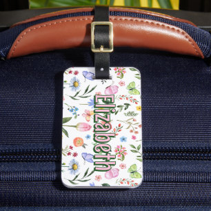 De Bagagem Etiqueta Personalizada para Bolsa Escolar Menina B