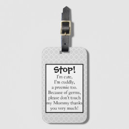 De Bagagem Etiqueta pré-emie stroller