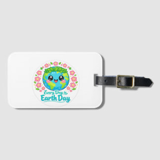 De Bagagem Linda Etiqueta para Mala do Dia da Terra