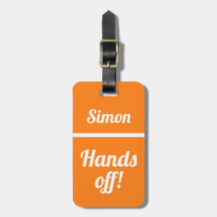 De Bagagem Mãos Personalizadas Desligadas Etiqueta Engraç