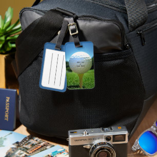 De Bagagem Na Etiqueta Tee Golf Bag