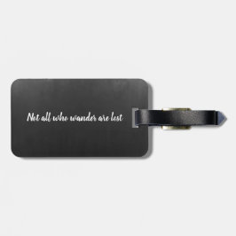 De Bagagem Nem todos os que andam perdem a citação | etiqueta