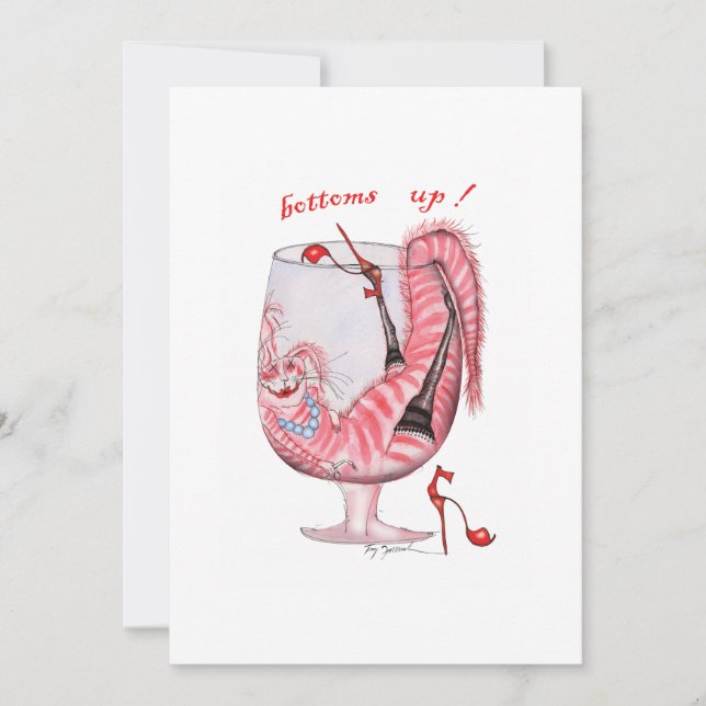 de baixo para cima, convite de tony fernandes (Frente)