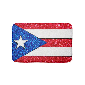 De Banheiro Glitter Porto Rico banha tapete pequeno