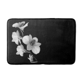 De Banheiro Orquídea branca sobre a tapete preta II