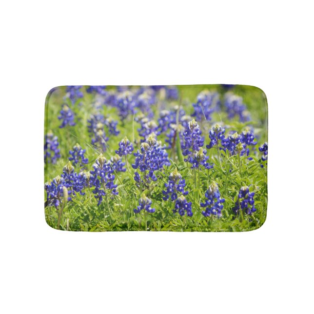 De Banheiro Texas Bluebonnets floresce tapete (frente)