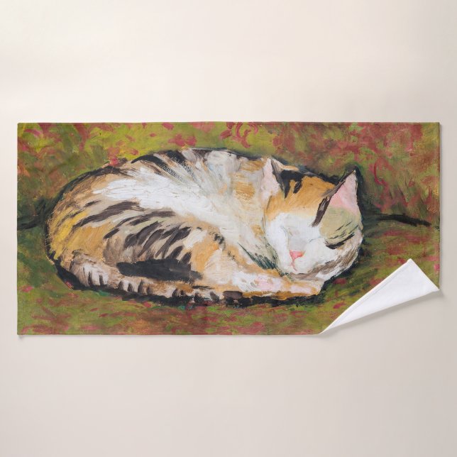 De Banho Cat, August Macke Bath Toalha (Toalha de Banho)