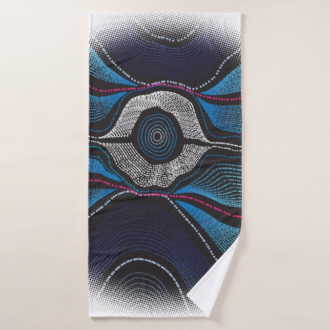 De Banho Toalha Aboriginal Design One (Toalha de Banho)
