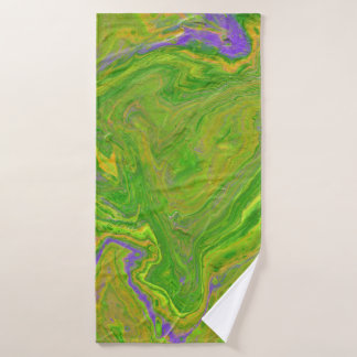 De Banho Toalha Abstrata Verde Brilhante Babs 2