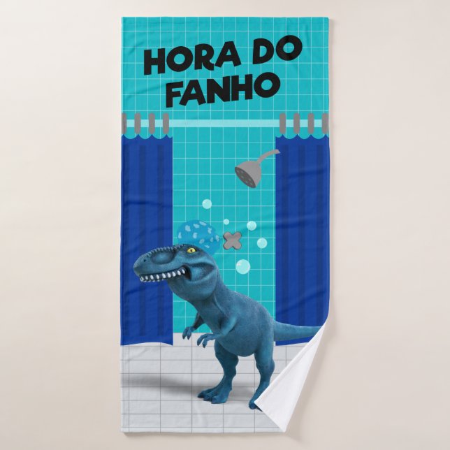 De Banho Toalha do Dinofauro (Toalha de Banho)