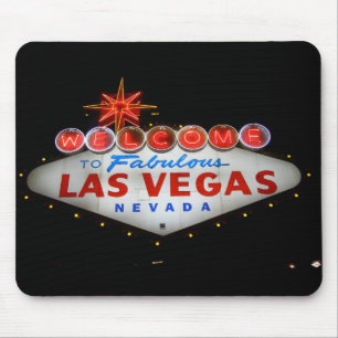 Dê boas-vindas a Las Vegas Mousepad (a noite)
