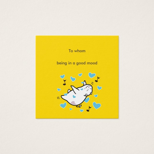 De bom humor Mensagem do Diabo (Frente)